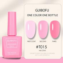 春夏果冻凝胶指甲油，冰爽荧光凝胶指甲油，水晶透明凝胶指甲油，绿色、黄色、玫红色、红色、蓝色、紫色美甲油，68种颜色可选 - 彩色 - 查看 28