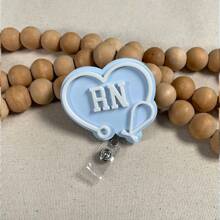 Spersonalizowany bębenek na identyfikator pielęgniarki Spersonalizowany bębenek na identyfikator pielęgniarki Wciągany bębenek na identyfikator stetoskopu Uchwyt na identyfikator Serce pielęgniarki