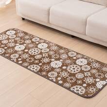 Rug, Washable, All Season, Room Mat, Small, Play Mat, Nordic, Anti-Mite, Non-Slip, Washable Rug, Compatible With Hot Carpet, Compatible With Floor Heating, Summer, Winter, Mat, Rug Mat, Carpet, Rug Carpet, Flannel, Washable, Carpet, Living Room - Hoa Nâu - Xem 12