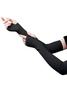 1 par de mangas de braço refrescantes para crianças/jovens, proteção solar ao ar livre no verão, bloqueio UV, respirável, mais vendido, adequado para meninos e meninas - 5-12 anos - Ver 5