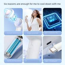 Mini Eyelash Fan, Portable Fan, USB Charging, 3 Speeds, Makeup Fan, Women's Handheld Fan, Desktop Fan Suitable For Hot Weather, Ideal For Office, Outdoor, Travel And Camping, The Best Gift Choice,300mah