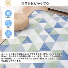 Rug, Washable, All Season, Room Mat, Small, Play Mat, Nordic, Anti-Mite, Non-Slip, Washable Rug, Compatible With Hot Carpet, Compatible With Floor Heating, Summer, Winter, Mat, Rug Mat, Carpet, Rug Carpet, Flannel, Washable, Carpet, Living Room