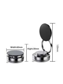 1pc Vacuum Suction Cup Magnetic Multi-Function Car Dashboard Phone Mount Holder, Foldable Navigation Bracket Compatible With IPhone, Android Phone, Gift For Birthday, Family, Friends Car Accessories, Car Phone Holder - Multicolor - View 9