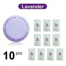 10 pezzi di dischi aromatici deodoranti solidi a lunga durata con guscio esterno aggiuntivo, ottimi per case, auto, bagni, camere da letto, armadi e bagni, idea regalo per compleanni e laurea