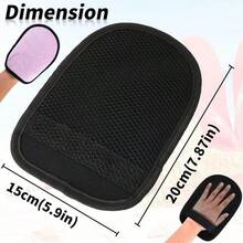 1pc Beach Sand Removal Gloves, Suitable For Beach, Ocean And Water Activities, Beach Essentials, Beach Accessories, Pool Float - Multicolor - View 4