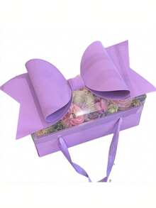 1PC Bow Flower Box Transparent Fruit Flower Gift Box 520 Rose Flower Box Hand Flower Cake Box Gift Box - Multicolor - View 5