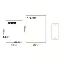 13/15本带槽英文书法描摹本（含可擦笔套装，可重复使用）、单词/句子/文章系列字帖、钢笔/书法笔迹练习、可重复使用的创意书法纸、学生写作练习本，可提高写作能力，培养写作兴趣，有趣的新年礼物、节日礼物、学习奖励、圣诞节礼物、感恩节礼物、教师节礼物 - 彩色 - 查看 12