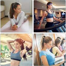 1 件男士吸汗头带，运动薄头带，瑜伽健身头带，防汗松紧带，硅胶防滑透气女士发带 - 彩色 - 查看 7