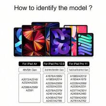 Magnetic Case Compatible With IPad Air5th/4th 10th Generation 10.9inch IPad Pro 11/12.9inch IPad Pro1/2/3/4/5/6th Generations Support 2nd Pencil Charging, Slim Tablet Cover Case - Black - View 3