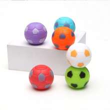 Juguetes Girador de dedos con tema de fútbol de color aleatorio, regalos para fiestas con temática de fútbol, relleno de bolsas de regalo, pelotas de fútbol giratorias para apretar, regalo de entrenamiento sensorial