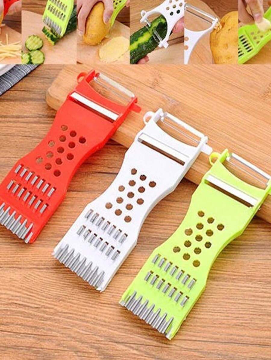 1pc Multi-Functional Kitchen Slicer, Vegetable Grater, Julienne Peeler, Cucumber Slicer