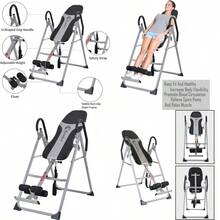 Inversion Table Back Therapy Fitn Reflexology Equipment Inversion Table Inversion Hine With Comfort Backrest - as pic - View 1