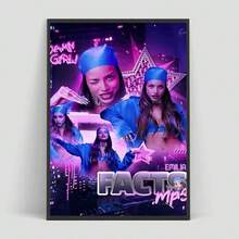 1 幅 Emilia Mernes 歌手专辑海报墙面装饰帆布画客厅装饰家居装饰墙壁艺术家居可选画框 - 彩色 - 查看 8