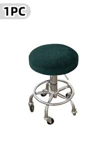 天鹅绒圆形凳子套 12-16 英寸/30-40 厘米圆形吧台凳座椅套，奢华面料，可拉伸，抗皱，可水洗，防尘 - 彩色 - 查看 17