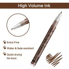 1 支肤色丙烯颜料马克笔、美甲图形马克笔、肤色水性陶瓷艺术马克笔、人体彩绘 DIY 笔、防水防污学校用品、返校 - 膚色丙烯畫筆 - 查看 3