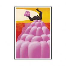 1 tấm áp phích cổ điển trừu tượng retro mê cung trí óc in vải canvas nghệ thuật treo tường giữa thế kỷ cho phòng khách trang trí nhà khung tùy chọn - Nhiều màu - Xem 71