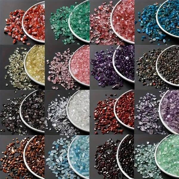50g/100g/200g/500g Natürliches Quarzmineral - Unregelmäßiger Kristallstein für Aquarium, Heimdekoration, DIY Schmuckherstellung