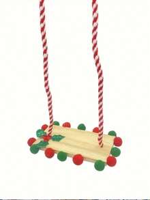 Mini Christmas Swing For Dollhouse, Miniature Scene Prop Accessories, OB11 Photography Props, Miniature Model, Decor Accessories - Multicolor - View 10