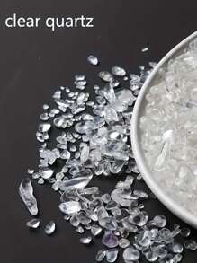 50g/100g/200g/500g Natural Quartz Ore Mineral Stone - Asymmetrical Crystal Stone For Aquarium, Home Decoration, DIY Jewelry Making