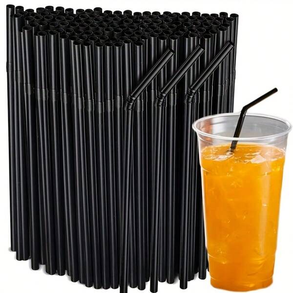 100 pièces/200 pièces Pailles à boire de lait de soja créatives, flexibles et coudables, pailles de couleur à usage unique, pailles flexibles et jetables convenant à toutes les boissons, parfaites pour les fêtes à la maison, les restaurants, adaptées pour la Fête des Mères, les anniversaires, les rendez-vous en couple, Halloween, Noël