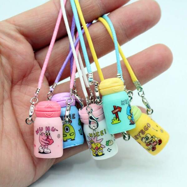 1/3 peças Labubuo Acessórios Roupas Miniaturas Boneca Labubuo Aleatória Mini Copo de Água Bonito Em Forma de Garrafa, Modelo de Casa de Bonecas LABUBUo Decoração Modelo Miniatura Acessórios Para Decoração.
