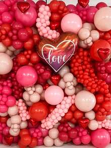 15/50/100pcs 5/10/12inch Red Latex Balloons For Wedding Valentine's Day Christmas Birthday Party