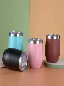 Meiling 360ml Stainless Steel Thermal Cup With Anti-Drip Lid - Multicolor - Ver 3