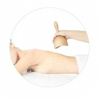 杯形刮痧按摩器，肌肉滚动器，缓解疲劳，用木制经络刷按摩全身，按摩穴位压力按摩器