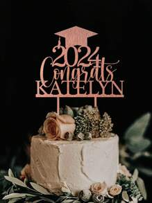 Decor tort absolvire auriu 2025, decor tort absolvire personalizat, decor cadou absolvire, decor tort absolvire 2025 personalizat, felicitări nume, farmec tort acrilic, personalizat clasa 2025, decor petrecere absolvire fericită, cadou de absolvire