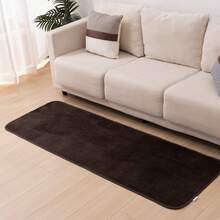 Rug, Washable, All Season, Room Mat, Small, Play Mat, Nordic, Anti-Mite, Non-Slip, Washable Rug, Compatible With Hot Carpet, Compatible With Floor Heating, Summer, Winter, Mat, Rug Mat, Carpet, Rug Carpet, Flannel, Washable, Carpet, Living Room - 深灰色 - 查看 11