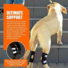 Dog Leg Reflective Knee Protector Sleeve, Knee Joint Support Brace For Dogs - Multicolor - View 3