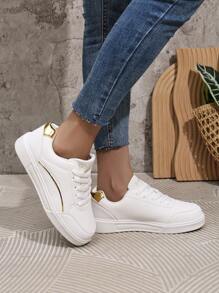 Men's Fashion Casual Shoes, Outdoor Sports Shoes For Teenagers, Lightweight & Comfortable Soft-Sole Campus Sneakers, Skateboard Shoes With Random Print, Casual/Preppy/Business Commuting Glitter Shoes, Campus Leisure Shoes, Sports Running Shoes Suitable For Weddings, Parties, Office, Home, Gym, Outdoor, All Seasons