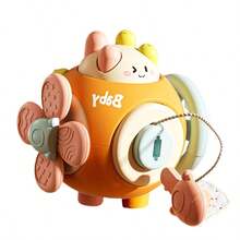 多功能婴儿忙碌球，6面抓握训练玩具，用于培养运动技能和舒缓情绪