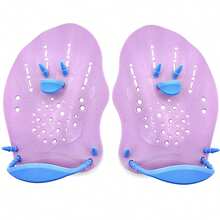 Swimming Paddles, Unisex Adjustable Silicone Strap, Suitable For Swimming, Water Sports And Fitness Training. Swim Paddles - Professional Training And Personal Swimming Paddles, Ergonomic Design With Mesh Paddle Surface., Beach Essentials, Beach Accessories, Pool Float - Multicolor - View 21