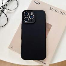 Funda de teléfono delgada y a prueba de golpes de silicona suave y minimalista, compatible con las series Apple 16 Pro Max, 15, 14, 13, 12, 11 Pro Max, Pro y Plus, de alta calidad