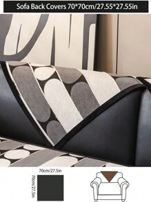1pc Universal Sofa Cushion Cover, Modern Simple Non-Slip Sofa Seat Pad, Dust-Proof Washable Sofa Slipcover, Light Gray Soft Fade-Resistant Pet-Friendly Couch Protector Fits L-Shaped, 1/2/3/4 Seat Sofas For Bedroom, Office, Living Room