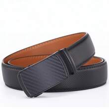 High Quality Men's Genuine Leather Belt Alloy Automatic Buckle Male Belts Man Cowskin Fashion Business Luxury Designer Belts For Men Blue Brown Black 3.5cm Summer, School Casual, Business, Boyfriend Husband Father Dad Men Gift, Daily Wear, Fashion, Teen, Outdoor, Vacation, Athletic, Travel, Street, Boho, Vintage Fall, Autumn, Halloween Autumn-Winter Accessories, Suitable For Teens, Youth, Men, Casual, Outdoor, Athletic, Vacation, Graduation Gifts, Birthday, Daily Wear - 162 - View 3
