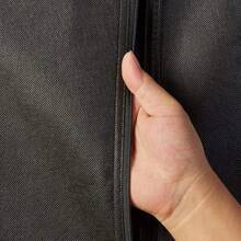 Portatrajes Bolsas Colgantes para Trajes, Sacos, Chamarras, Camisas, Blusas, Vestidos. Portador de Ropa para Viaje. Protector de Ropa con Ventana para closet. Funda de Ropa (set 2: 100x60cm) - Set_Novios - Ver 7