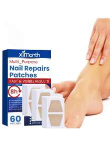 60 Peças Remendos para Unhas de Dedos do Pé, Remendos de Reparo Extra Forte para Unhas dos Dedos, Não Irritantes e Respiráveis