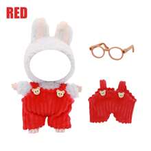 Conjunto de pantalones tipo babero con estampa de personaje a juego con gafas sin marco, disponible en múltiples colores (gafas no incluidas)