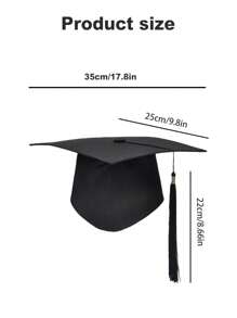 Czapka licencjacka z napisem, czapka doktorska, spersonalizowana czapka ukończenia studiów dla studentów, czapka na ceremonię dla dorosłych, toga z frędzlami na zakończenie studiów, strój na zakończenie studiów, strój studencki, kolorowy, uroczy, uroczy, zabawny, kawaii, dla nauczyciela, dla chłopców i dziewcząt, dla nastolatków, uczniów gimnazjum, uczniów szkół średnich, uczniów szkół średnich, studentów, studentów uniwersytetu, studentów pierwszego i drugiego roku, studentów młodszych lat