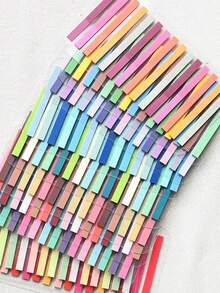 10 款 3000 张 PET 便签标签索引贴纸多种款式彩色马克笔贴纸圣诞礼物礼品学生办公用品贴纸返校 - 彩色 - 查看 7