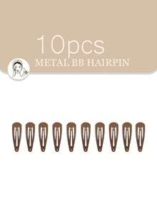 Set de pasadores de pelo de metal simple, adecuado para uso diario, festivales y ocio, para mujeres, herramientas para el cabello, rizos para mujeres, otoño, viajes, accesorios para el cabello de mujeres, artículos para el cabello, regalos, regalos para mujeres, regalos de Navidad, regalos para adultos, accesorios para mujeres, regalo de iniciación, ideas de regalo de Navidad para mujeres, belleza, regalos de Navidad para mujeres, accesorios para la cabeza, pinzas para el cabello, pasadores - Multicolor - Ver 9