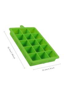 1pc - Ice Cube Mold Silicone, 15 Grid Ice Maker Mold Square Ice Cube Container Flexible Ice Cube Tray Dishwasher Friendly Food Container, Food Tray, Portable Ice Box