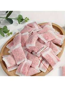 24pcs Rose Scented Plastic Air Fresheners - Moisture-Proof, Mildew-Proof, Fragrant Pouch For Wardrobe & Home Use - Red Color