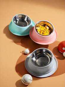 SuperDesign Mess-Free 15° Tilt Bowl For Dogs And Cats, Tilt-Angle Bulldog Bowl Dog Feeder, Non-Slip And Spill-Proof, Makes It Easier To Reach Food