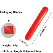 1 Stück aufblasbarer Schwimmstab, bunte PVC Schwimmhilfen für Erwachsene Outdoor Wassersport Zubehör, Strand-Pool-Party Dekoration, aufblasbarer Schwimmstab