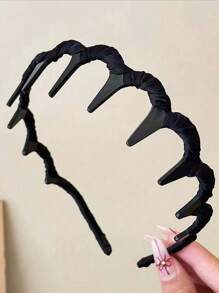 2 Pieces High Crown Wavy Headband, Anti Slip Hair Clip, Headband, Headband For Hair Accessories