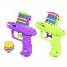1 pezzo Pistola a forma di carota per lancio, giocattolo da puzzle rotante per interni, regalo interattivo per bambini per feste di compleanno, Natale, lanciatore a catapulta, giocattolo per ragazzi, bambini, regalo per ragazze, giocattolo per gatti