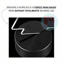 BLACK Lamp Lights Up 7 RGB Colors - Baby Flowers - Personalized Maternity, Decoration, Child, Butterflies, Lampshade, Birth, Gift - Đen - Đèn LED RGB 7 màu - Xem 4